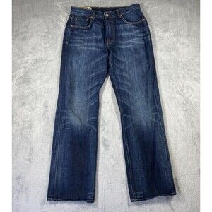 Lucky Brand Luxury Denim 181 Jeans Size 32x32 Straight Denim Whiskering